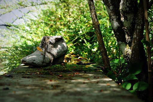 Pantof, Decor, Beton, Natura, Erodate