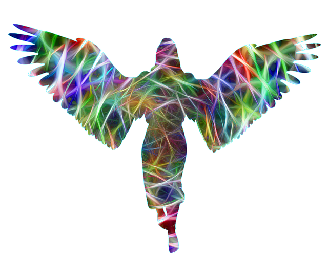 Free angel cosmic cosmos illustration