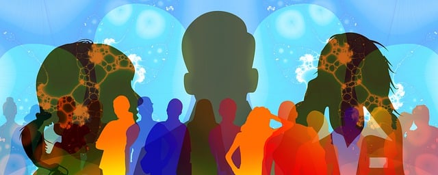 Free diversity silhouettes community illustration