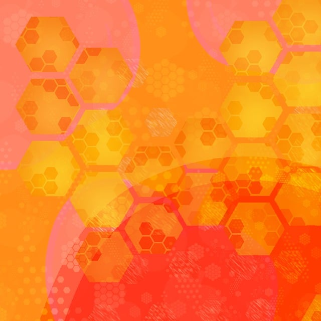 Free honeycomb honey hexagon illustration