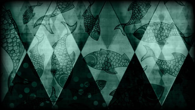 Free fish rhomboid sea illustration