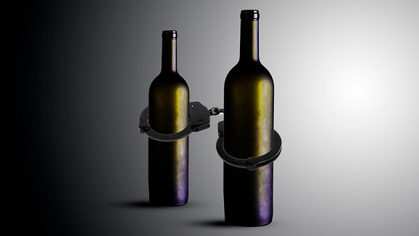 Free Bottles Handcuffs photo and picture