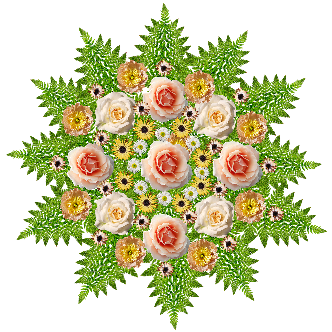 Download free HD stock image of Wreath Pattern Free wreath pattern design illustration