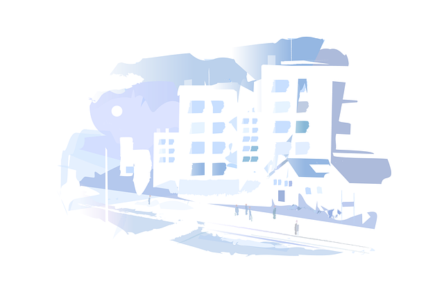 Free the suburbs palaces houses illustration