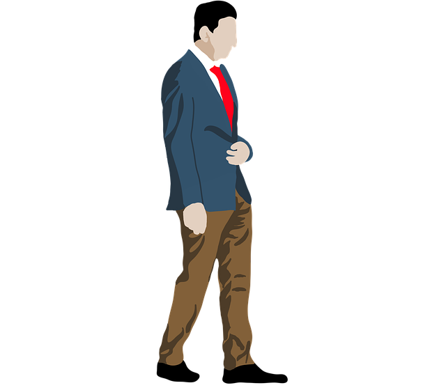 Free man executive formal illustration