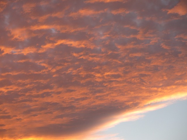 Pôr Do Sol, Nuvens, Céu, Noite