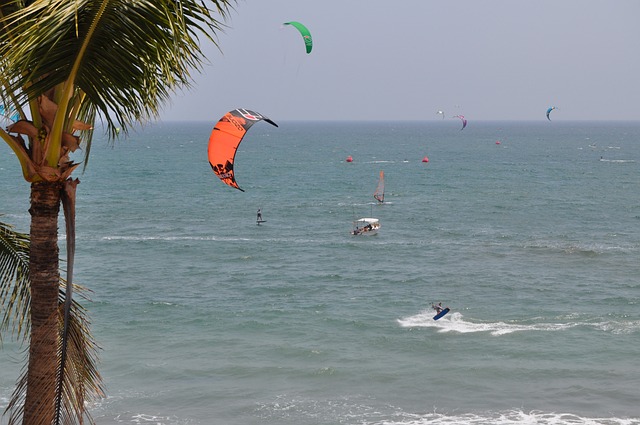 Free Parasailing Beach photo and picture