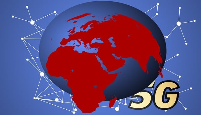 Free internet 5g technology vector