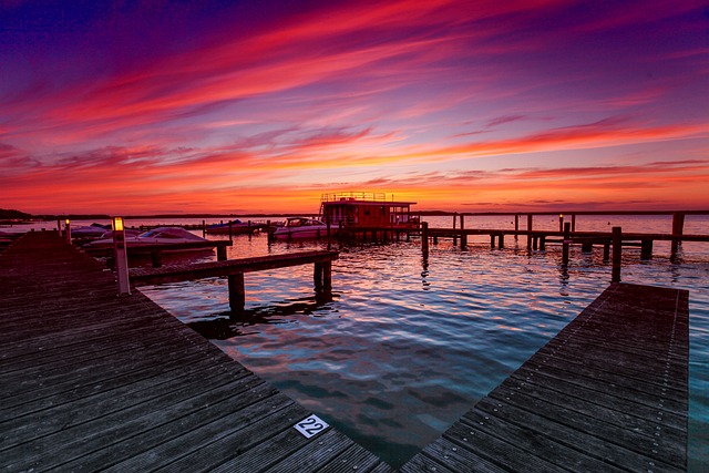 Free Sunset Jetty photo and picture