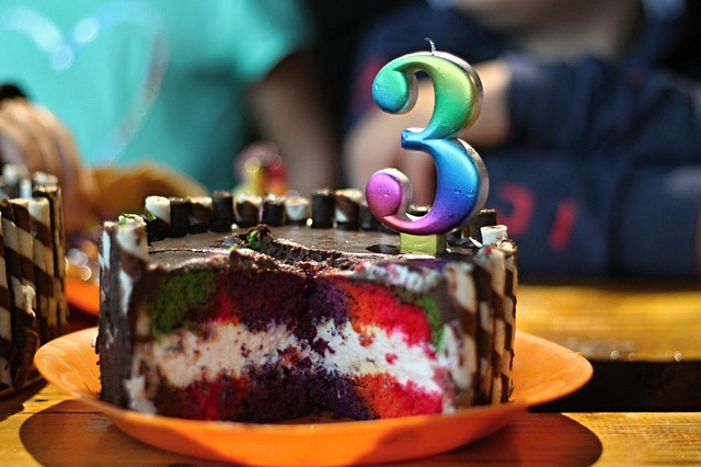 Kuchen, Rainbow, Ausgeschnitten, Dessert