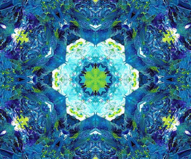 Free rosette mosaic model illustration