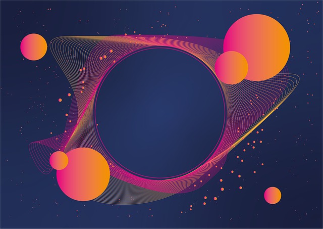 Free abstract colorful shapes illustration