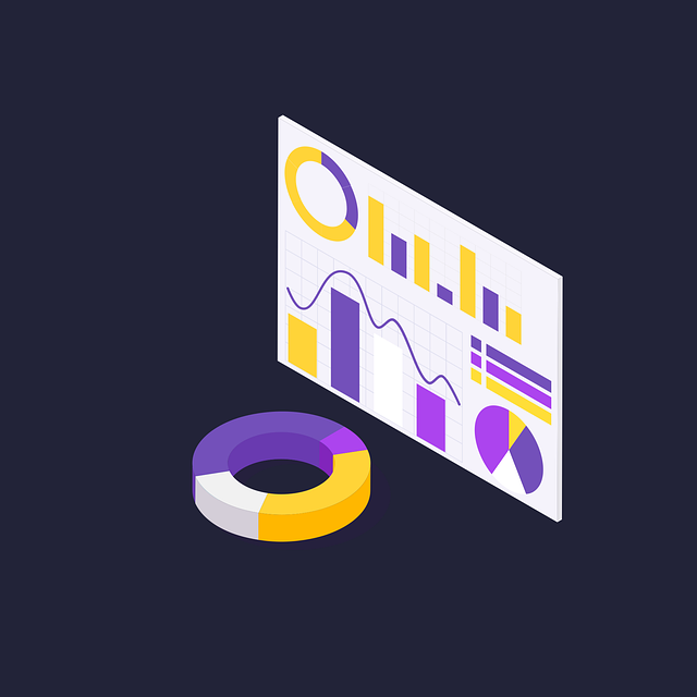 Free graph 3d infographic illustration