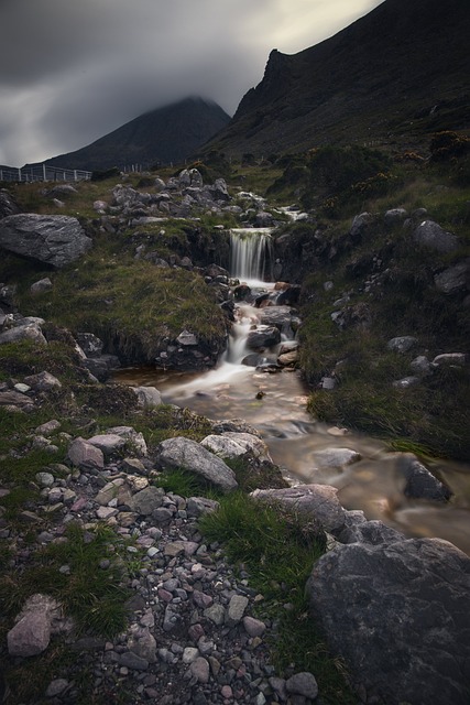 Waterval, Rivier, Rotsen, Bergen