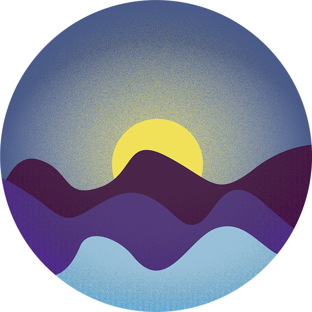 Free Sunrise Colorful vector and picture