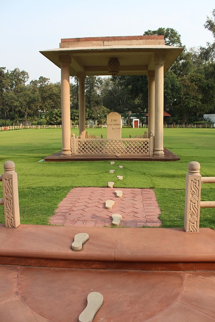 Free Gandhi Martyrdom Place Delhi photo and picture