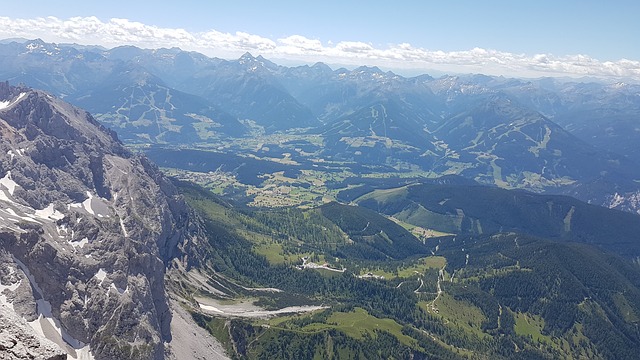 Panorama, Montanhas, Alpes, Natureza