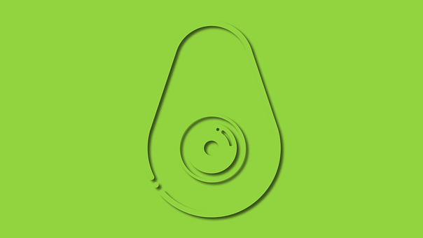 Avocado, Tapet, Fundal, Minim