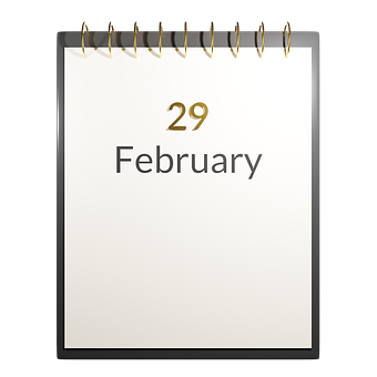 Skuddag, 29 Februar, Dag, År