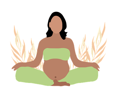 Free Woman Meditation vector and picture