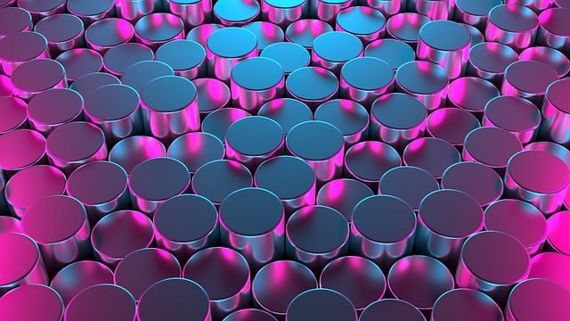 Free round cylinder pattern illustration