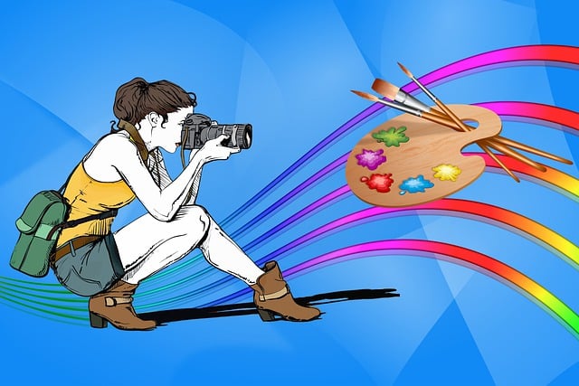 Free photography artist woman illustration