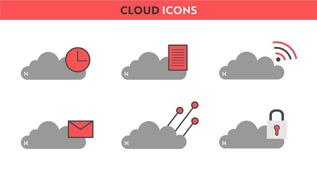 Free cloud technology service illustration