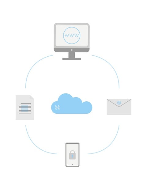 Free cloud technology service illustration