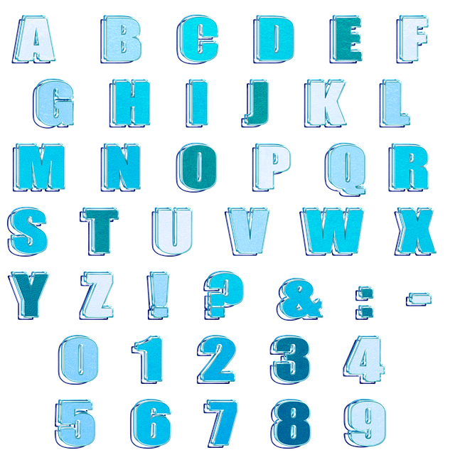 Free alphabet alpha scrapbooking illustration