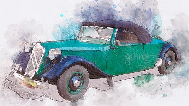 Free vehicle auto citroen illustration