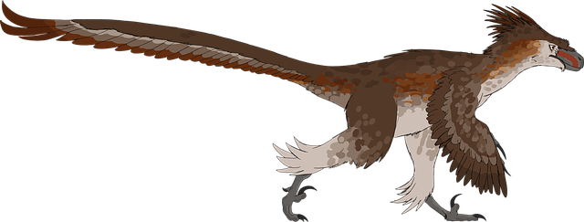 Free bird dinosaur prehistoric illustration