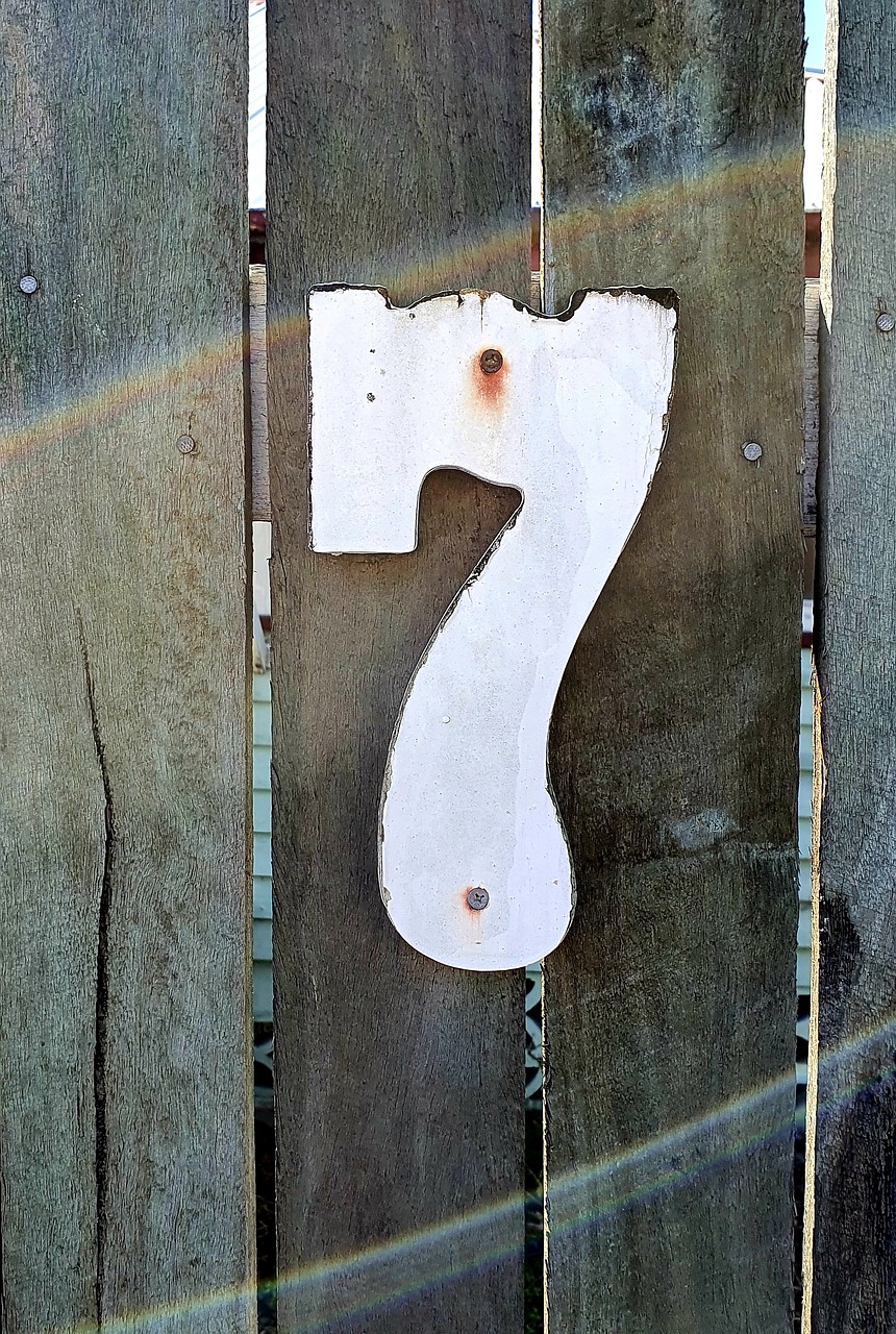 Seven Number Fence Free Photo On Pixabay Seven Number Fence Free Photo On Pixabay