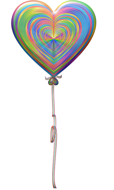 Free a balloon holiday celebration illustration