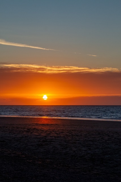 Free Sunset Beach photo and picture