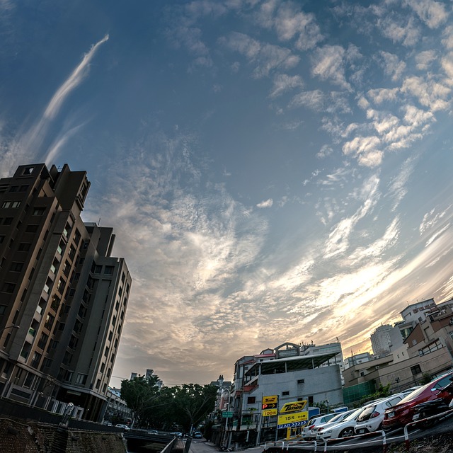 Cielo, Nube, Edificio, Deformación