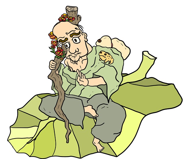 Free man old character illustration
