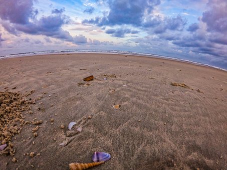 Ozean, Sonnenuntergang, Strand, Wasser