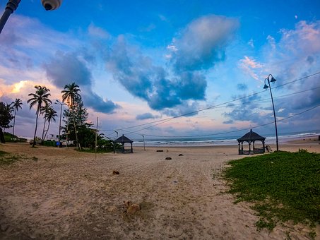 Ozean, Sonnenuntergang, Strand, Wasser