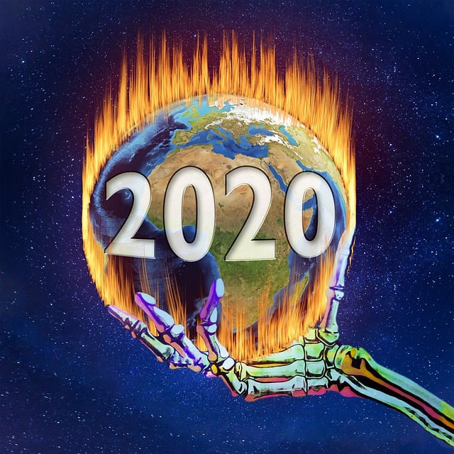 Free skeleton bones flames illustration