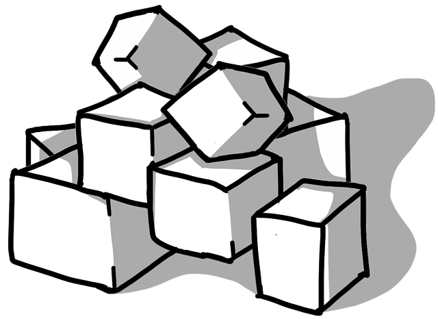 Free sugar cubes sweet illustration