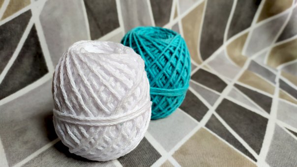 Gewebe, Weben, Häkeln, Stricken