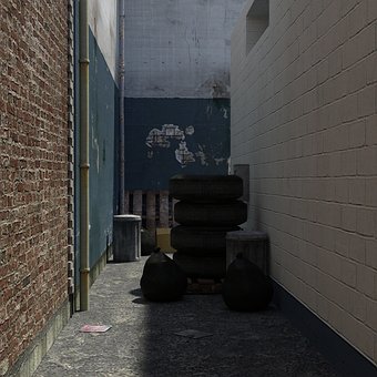 Free Alley Backyard photo and picture