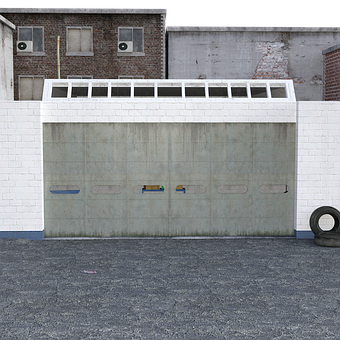 Free Garage Backyard illustration and picture