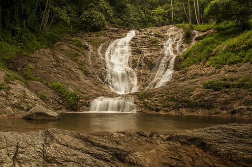 Free Mountains Waterfall photo and picture
