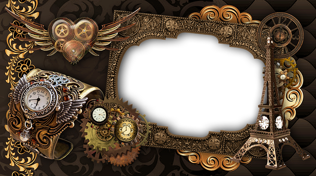 Free clock time gears illustration