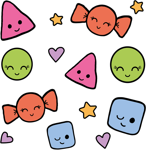 Former, Ansigter, Cartoonized, Slik