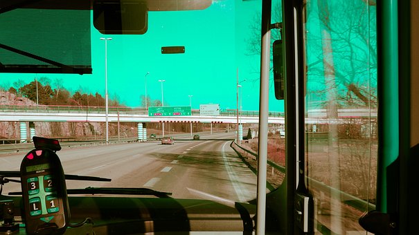 Vei, Buss, Transportere, Kjørefelt