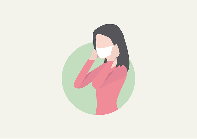 Free mask girl woman vector