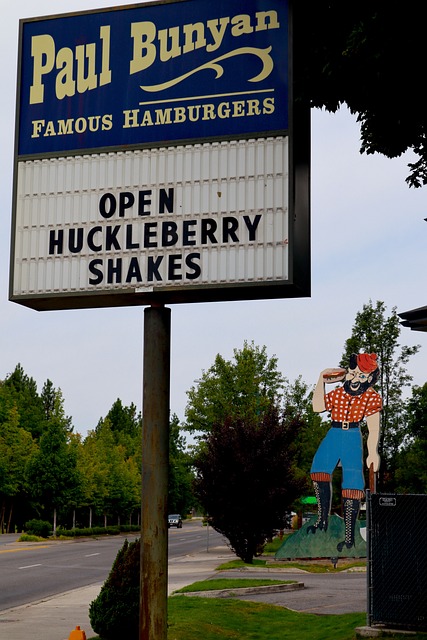 Free Sign Hamburger photo and picture