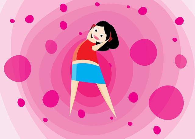 Free woman dance music illustration